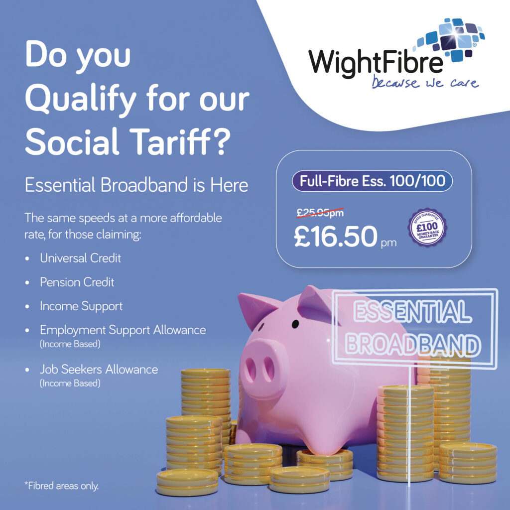 Social Tariff – WightFibre Essential Broadband | WightFibre : WightFibre